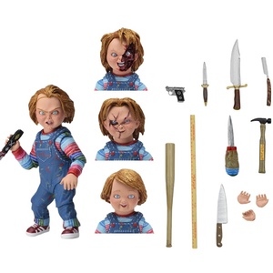 15Cm Chất Lượng Cao PVC Chucky Con Búp Bê Hành Động Hình Với Chuyển Đổi Đầu Trong Kho - Product Image 1