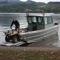 Fabricant de bateaux personnalisés, bateau de travail de pêche en aluminium de 8 m, bateau de débarquement de marchandises à vendre