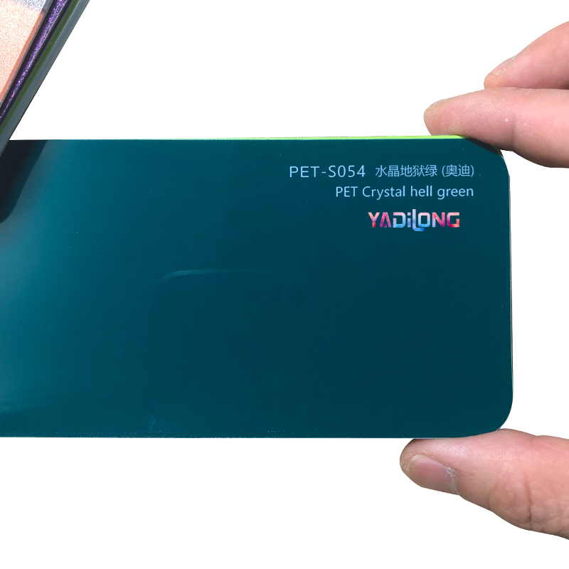 PET Cristal vert d'enfer