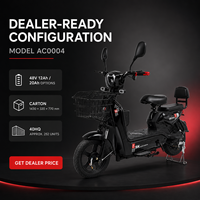 Vélo électrique urbain Godel Eagle, scooter, vélo de ville avec moteur 350W, batterie 48V, alarme et affichage numérique