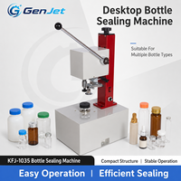Machine de scellage électrique de laboratoire, équipement de capsulage de table pour échantillons, scelleuse de couvercles en aluminium pour produits chimiques, capsuleuse industrielle en gros