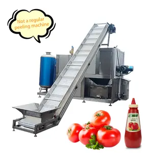 Automatic Tomato Washing Machine Small Processing Plant Tomato Paste Production Line