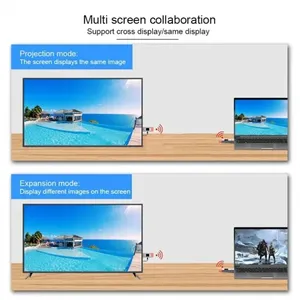 Mini émetteur-récepteur HDMI sans fil 1080P 60Hz facile à transporter, prend en charge 8 TX 1 RX, mode miroir et extension, adaptateur d'affichage 50M - Product Image 5