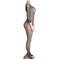 Combinaison en résille avec strass, collants de danse, tenue de scène, lingerie de club, string, tenue de strip-teaseuse, vêtements de nuit sexy