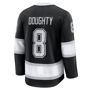 Vente en gros de maillots de hockey sur glace des Kings de Los Angeles brodés # 11 Anze Kopitar # 99 <span class=keywords><strong>Wayne</strong></span> Gretzky # 8 Drew Doughty Uniforme de hockey - Product Image 3