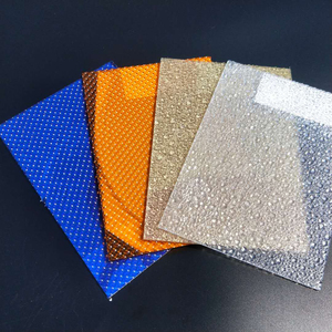 <strong>Plastic</strong> Sheets <strong>Manufacturer</strong> Eco-friendly Decorative Colored Embossed PC Solid Sheet Polycarbonate <strong>Roofing</strong> Price - Product Image 1