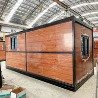 Modernes Falt container haus Bewegliches Miniatur-Falt kasten haus Modulares Falthaus ist für den vorübergehen den Gebrauch geeignet.