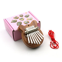 Portable Finger Piano with Easy Play Beginner Musical Instrument 8-Note Mini Kalimba Thumb for Adults Kids Beginners
