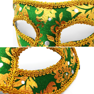 Nouvelle Arrivée Masque Vénitien Artisanal en PVC, Demi-Visage Exquis Sculpté, Imprimé en Letterpress 1 Couleur pour Fête d'Halloween et Carnaval - Product Image 2