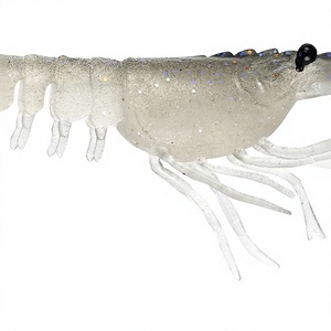 Señuelo Blando Sin Anzuelo Nomad Design Live Ops Switcher Shrimp de 3.5 Pulgadas, Material TPE, para Pesca en Barco en Agua Salada, 5 Piezas - Product Image 1