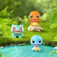 Vente en gros de figurines de collection d'anime Funism Pokemoned Little Adventure Series First Partners Blind Box, boîte cadeau