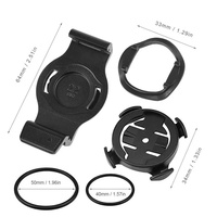 Dudukan Stopwatch komputer sepeda, 20/22/26mm cocok untuk Garmin Speedometer sepeda gunung braket Aksesori bersepeda
