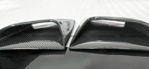 Lightweight Prepreg Dry Carbon OE Rear Triangle Vent <b>Window</b> <b>Cover</b> Fit 2019-Up Supra A90 Bolt‑On Sport Exterior Mod - Product Image 3