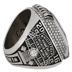 Anillo de campeonato de los Chicago Cubs 2016, anillo de joyería de moda exquisito de alta calidad, anillo conmemorativo de tiempo de campeonato para siempre - Product Image 3