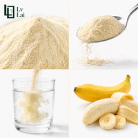Groothandel Bulk Wateroplosbaar Bananenpoeder, Puur Natuurlijk Bananenpoeder, Geschikt voor Bubble Milk Tea en Gebak, Voedselkwaliteit