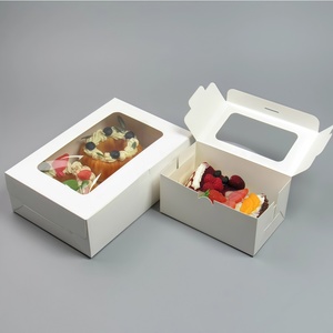 <span class=keywords><strong>Caja</strong></span> de Chocolate con Fresas para San Valentín con Tapa Transparente y Cinta - Product Image 4