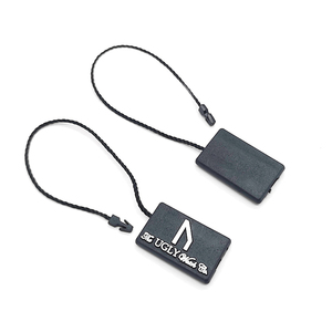Étiquette de sécurité en plastique rose personnalisée, étiquette de protection pour bijoux, étiquette de prix en plastique pour vêtements, montre - Product Image 4