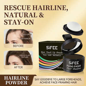 Poudre capillaire SIFEE aux herbes pour combler les zones clairsemées, couvrance instantanée, contrôle du sébum, couvre les cheveux gris et blancs, application facile - Product Image 1