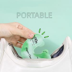 Venta al por mayor portátil alineador remojo limpiador 30ml menta sabor té antibacteriano sin <span class=keywords><strong>alcohol</strong></span> caja de limpieza <span class=keywords><strong>para</strong></span> blanquear bandeja - Product Image 3