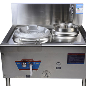 顶级商用不锈钢燃气炒锅炉2燃烧器炊具 - Product Image 4