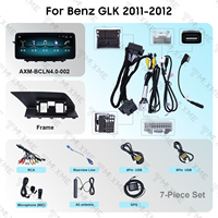 Convient pour Mercedes Benz GLK 2011-2012, écran de navigation ultra-fin HD de 12,3 pouces pour lecteur Linux Auto GPS, montage sur tableau de bord, 1 an