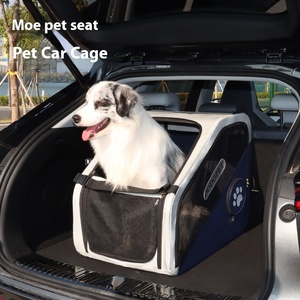 Büyük taşınabilir katlanabilir köpek evi katı PC sırt çantası düğmesi uzun mesafe seyahat için Pet araba taşıyıcı sınır ötesi köpek kafesi - Product Image 5