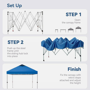 Individuell Bedruckter Outdoor-Aluminium-Messestand, Faltpavillon mit Logo für Werbung, Ausstellungen, Events, Festzelte und Pavillons - Product Image 6