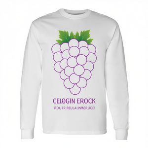 Camiseta de manga larga para amantes de la ensalada de frutas de Halloween, disfraz de uvas - Product Image 2