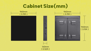 工厂户外广告屏IP65费率SMD P4 P5 P6.67 P8 P10户外固定Led显示屏视频墙 - Product Image 2