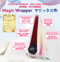 Appareil photo personnalisé de luxe écologique en microfibre de polyester autocollant Magic Stick-it Wrapper Cloth Square Photo Printed