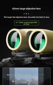 Binoculares con Telémetro Láser 10x42, IP67, Prisma BAK4, Alcance de 2400m, Venta de Fábrica - Product Image 4