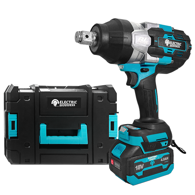 Factory Direct Cordless 21V Electric Impact Wrench Portable Brushless Power Wrench for Home Use DIY Projects 220V Battery Source