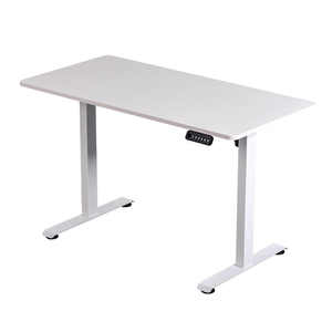 <span class=keywords><strong>Escritorio</strong></span> de pie ergonómico de acero eléctrico de doble motor, cómodo y moderno, <span class=keywords><strong>escritorio</strong></span> de oficina para ordenador sentado ajustable en altura automática blanca - Product Image 1