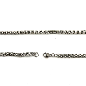 Cadena de Acero Inoxidable con Diseño de Keel de 3mm, 4mm, 5mm, Patrón Meander, Collar Unisex, Joyería, Regalo, Cadena para Suéter - Product Image 4