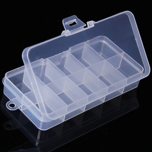 Đơn Giản 10 Ngăn Chứa Ngọc Hạt Trường Hợp Tổ Chức Hộp Lưu Trữ - Product Image 3