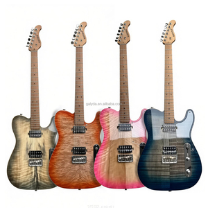 Guitarra Eléctrica TL de Alta Calidad con Chapa de Madera, Pastillas S-S, Fabricación Personalizada OEM ODM - Product Image 1