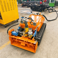Robot de dragage de canalisations minces avec brosse rotative pour le nettoyage des réseaux d'égouts municipaux