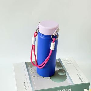 Food Grade Double Wall Vacuum Stainless Steel 1000ml <b>Water</b> <b>Bottle</b> Rubber Coating Silicone Bottom Thermal Insulation 12-24 Hours - Product Image 4