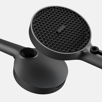 Nouvelle pomme de douche à main avec design en nid d'abeille, couvercle détachable, pluie/brouillard/flux d'eau, style élégant et unique