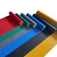 Tapis de sol en PVC épais antidérapant et imperméable pour intérieur et extérieur, tapis en plastique pour balcon, cuisine, garage, revêtement de sol