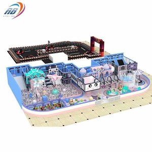 Équipement de terrain de jeux intérieur pour enfants, jeux d'amusement pour enfants, piscines à balles souples, trampoline, toboggan, jeux d'amusement, château malicieux - Product Image 3