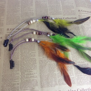 Boho Coloré Extensions Peigne <span class=keywords><strong>Coiffe</strong></span> Indien Hippie Plume Pince À Cheveux Accessoires De Cheveux pour Femmes Filles - Product Image 3