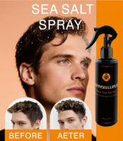 Kit de coiffage complet pour hommes Barber Organic Wavy Bundle, spray texturisant au sel marin, poudre texturisante, argile capillaire, pommade, volume naturel, texture