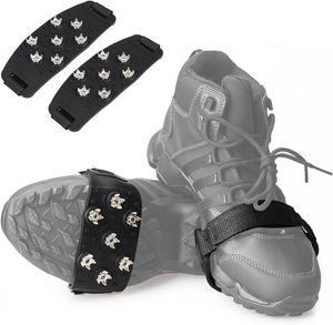 Crampons à pointes antidérapants en silicone à 7 points, idéaux pour la marche, la randonnée, le jogging et l'alpinisme sur glace et neige – Offre Spéciale - Product Image 1