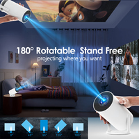 Proyector HY300 1080P WiFi BT 110ANSI proyector de vídeo de cine en casa para juegos de películas TV Stick HDMI USB portátil al aire libre