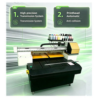 Mesin Printer DTG Digital Komersial Dual-Station Ukuran A1, Peralatan Pencetak Kaos untuk Dijual