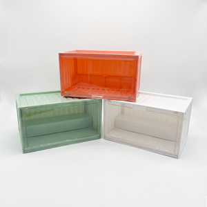 Boîte de rangement en PET/PP populaire <span class=keywords><strong>avec</strong></span> <span class=keywords><strong>couvercle</strong></span>, grande capacité, 3 couleurs, fermeture magnétique, prix abordable, en vente - Product Image 1