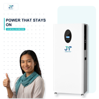 Inverter Penyimpanan PV Surya Hibrida Mode Ganda dengan Sistem Baterai LiFePO4 51.2V 21kWh untuk Cadangan Rumah, Pemasok Ekspor Pesanan Besar