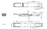 100G QSFP LR4 Module QSFP28 100g 10km QSFP28 1310nm DOM Duplex LC SMF 100g Lr4 10km Module émetteur-récepteur