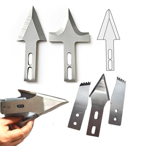 Gia cầm Cánh Chân cắt xương đòn Remover lưỡi mũi tên dao đơn bevel cho marel tương thích giết mổ máy - Product Image 1